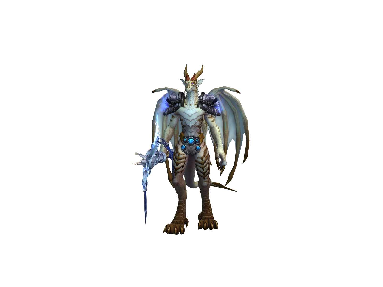 Trones 3D character render
