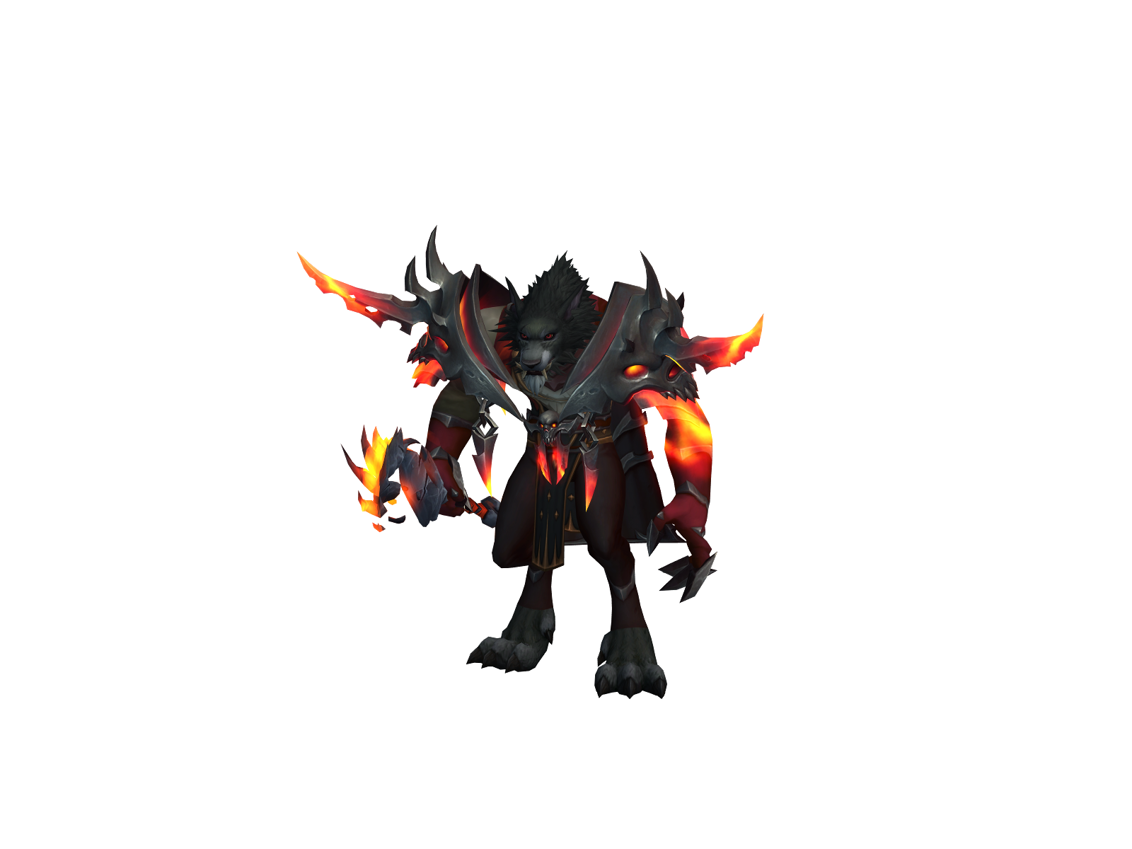 Woofs 3D character render
