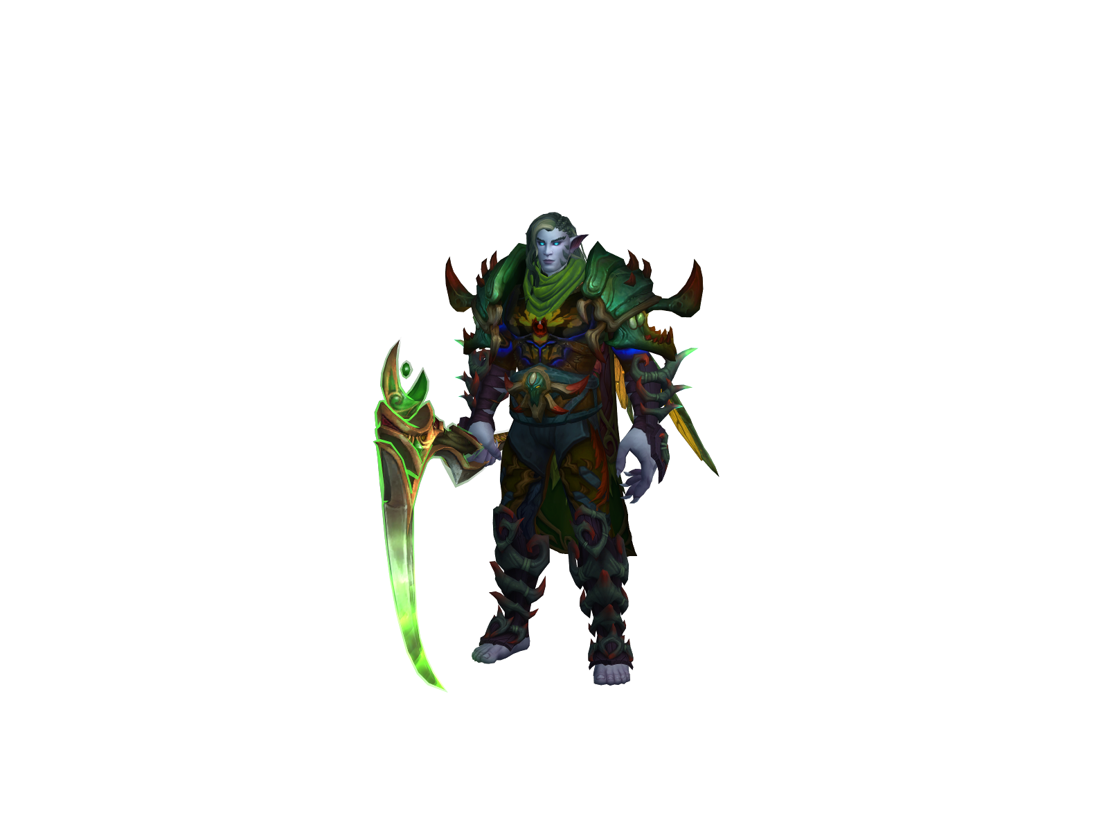 Nicironfur 3D character render