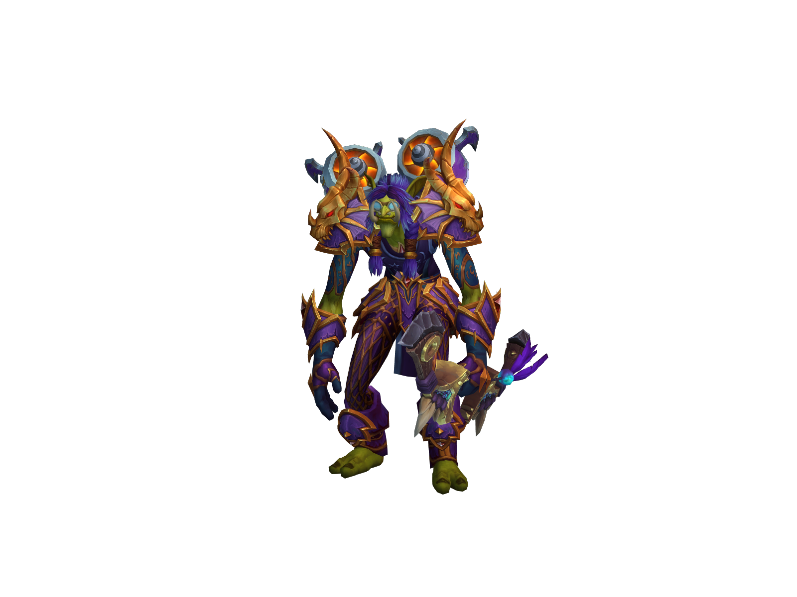 Grabin 3D character render