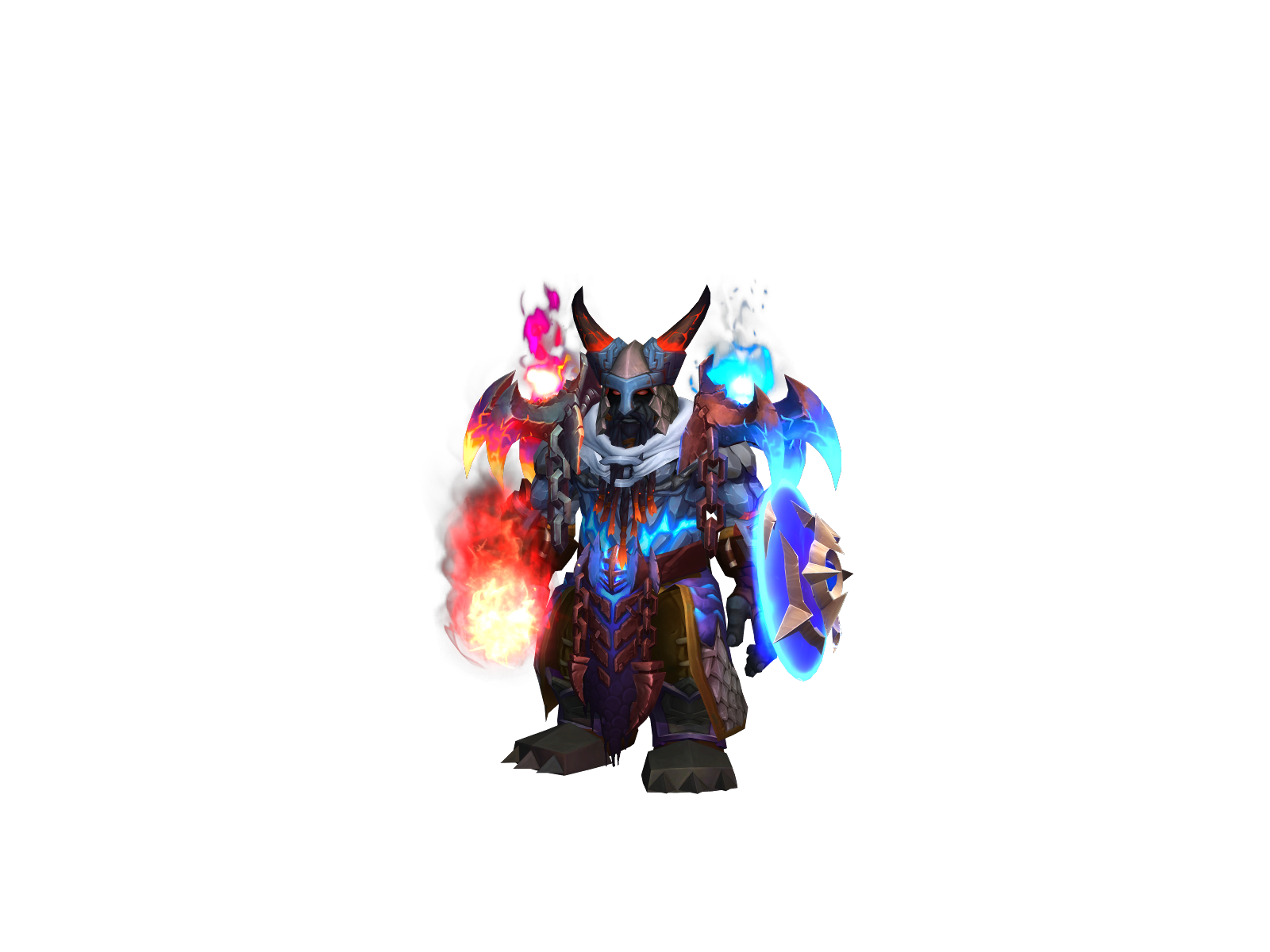 Fireflake 3D character render