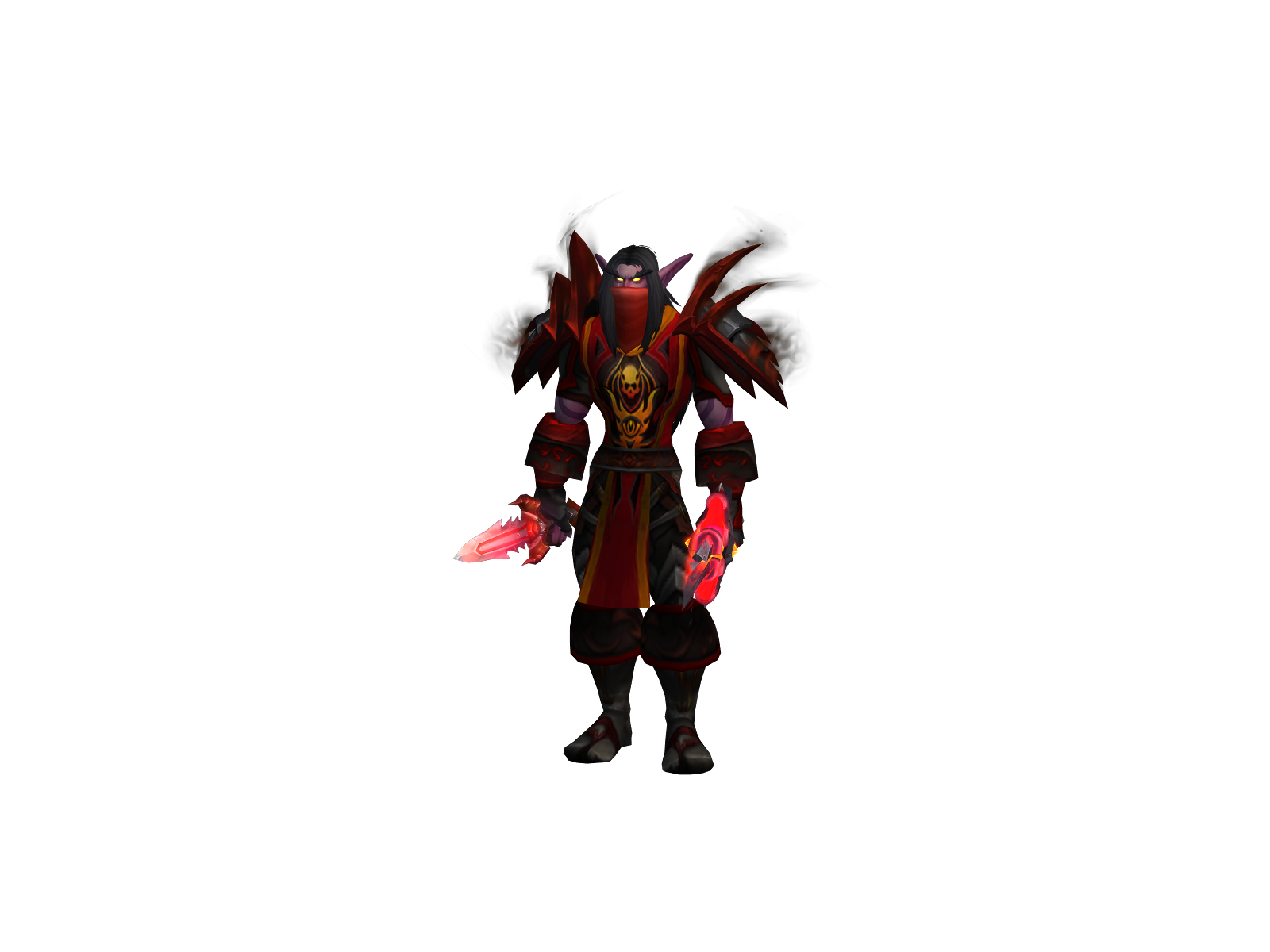 Twoknives 3D character render