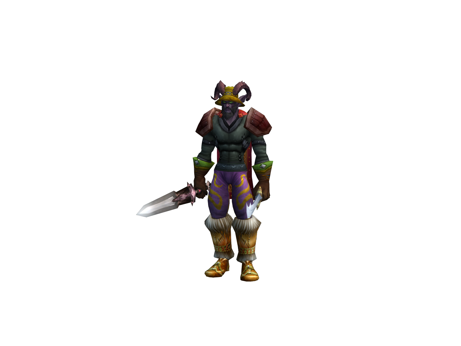 Illidanman 3D character render