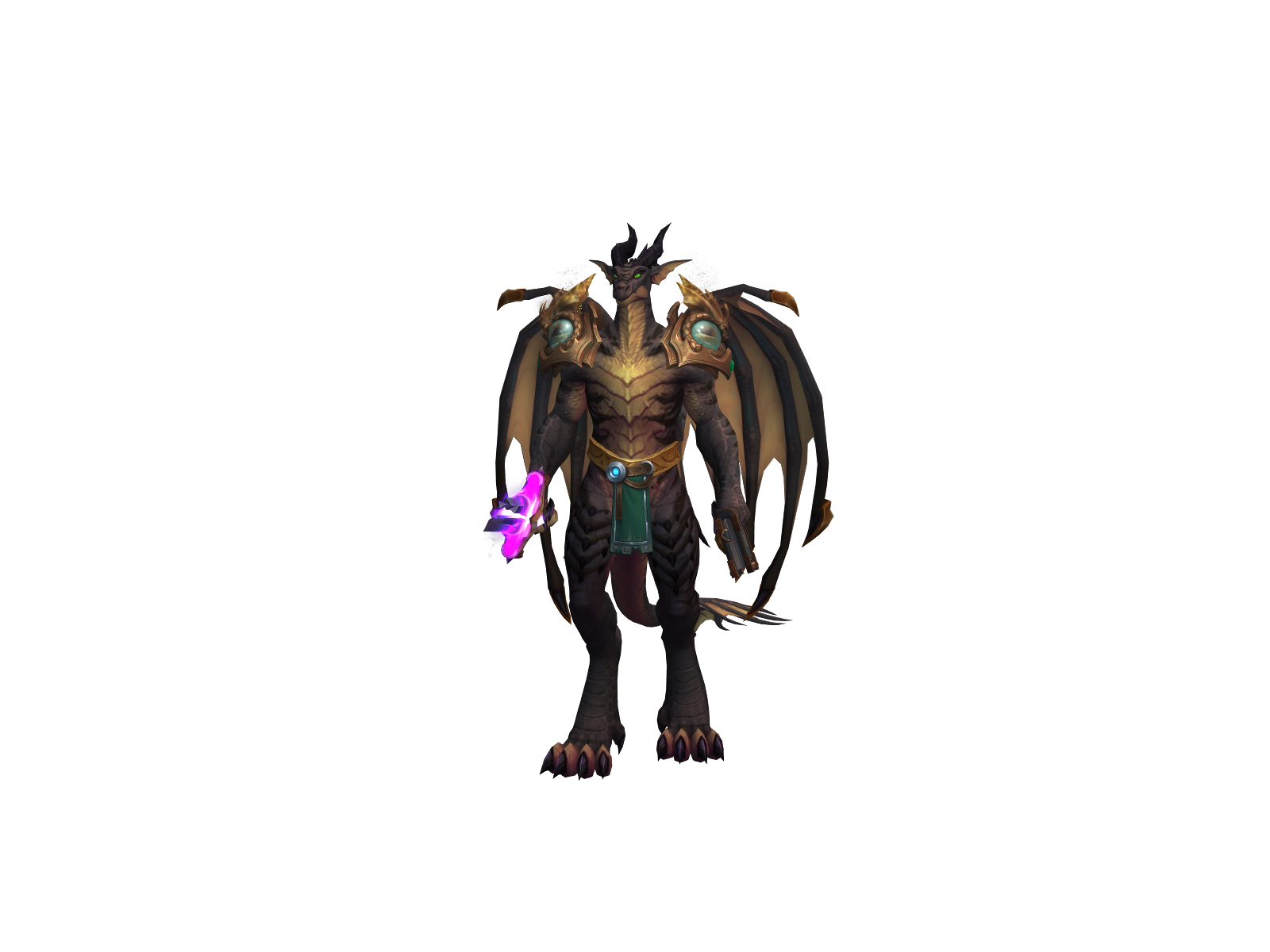 Pyrinthag 3D character render