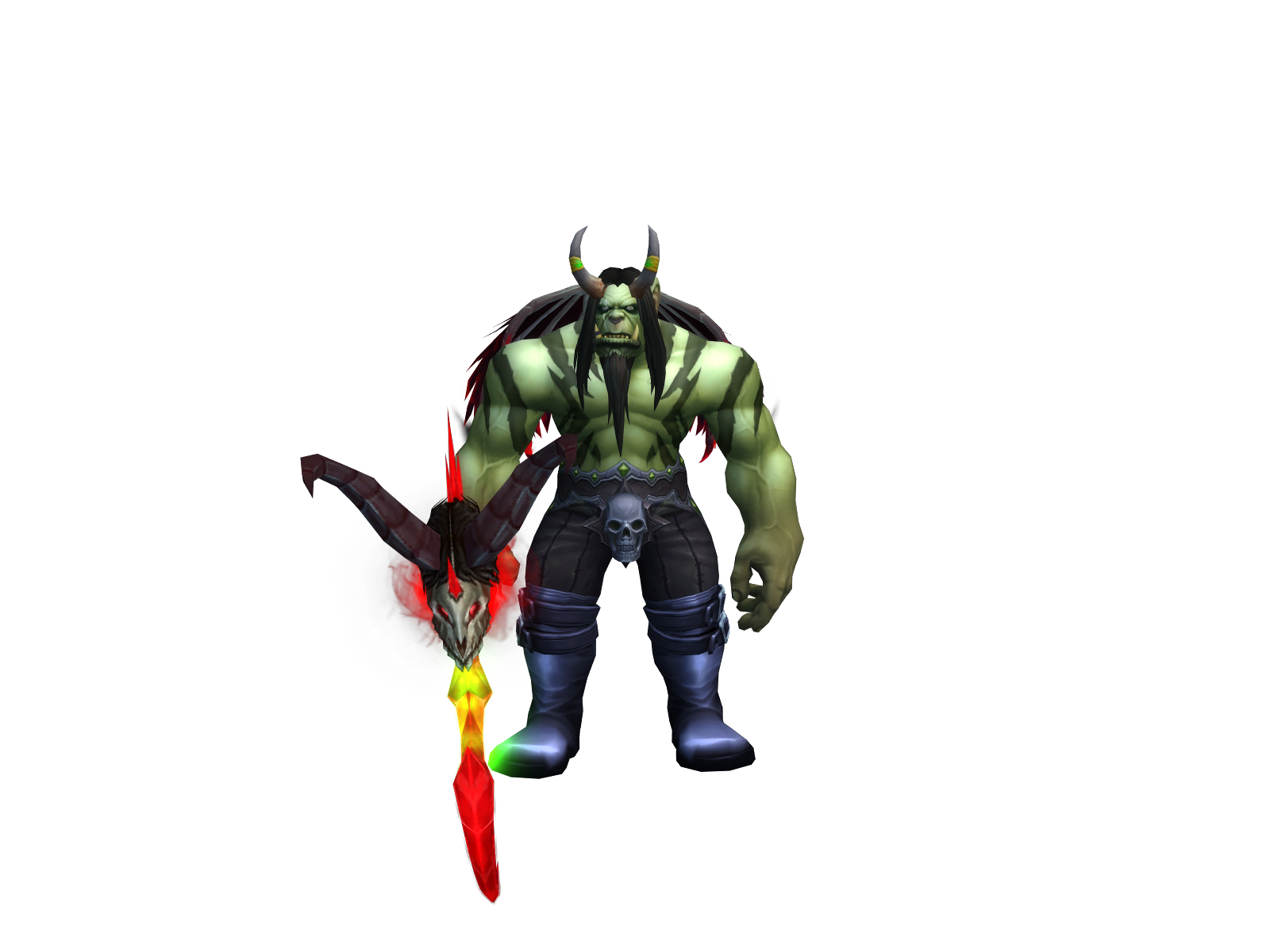 Goroax 3D character render