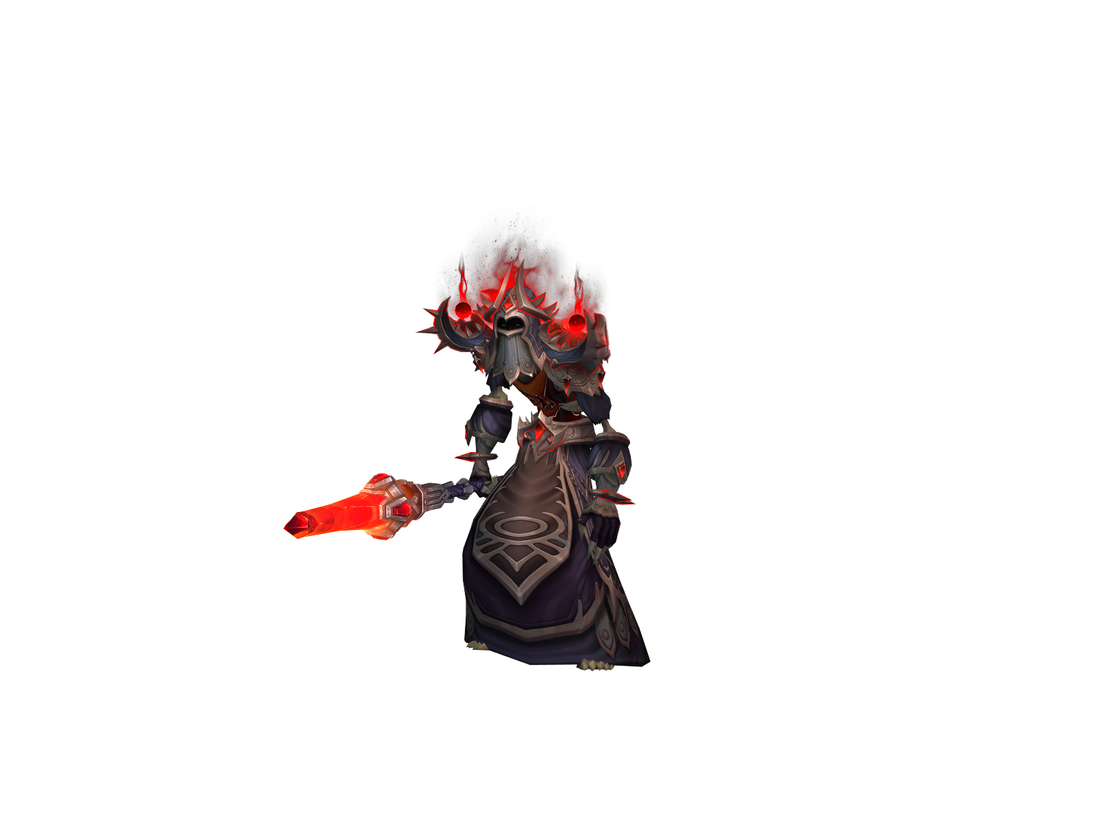 Scaped 3D character render