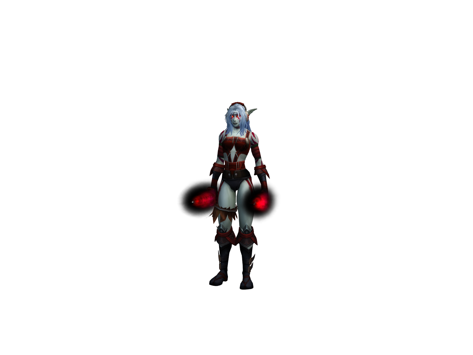 Murderelf 3D character render