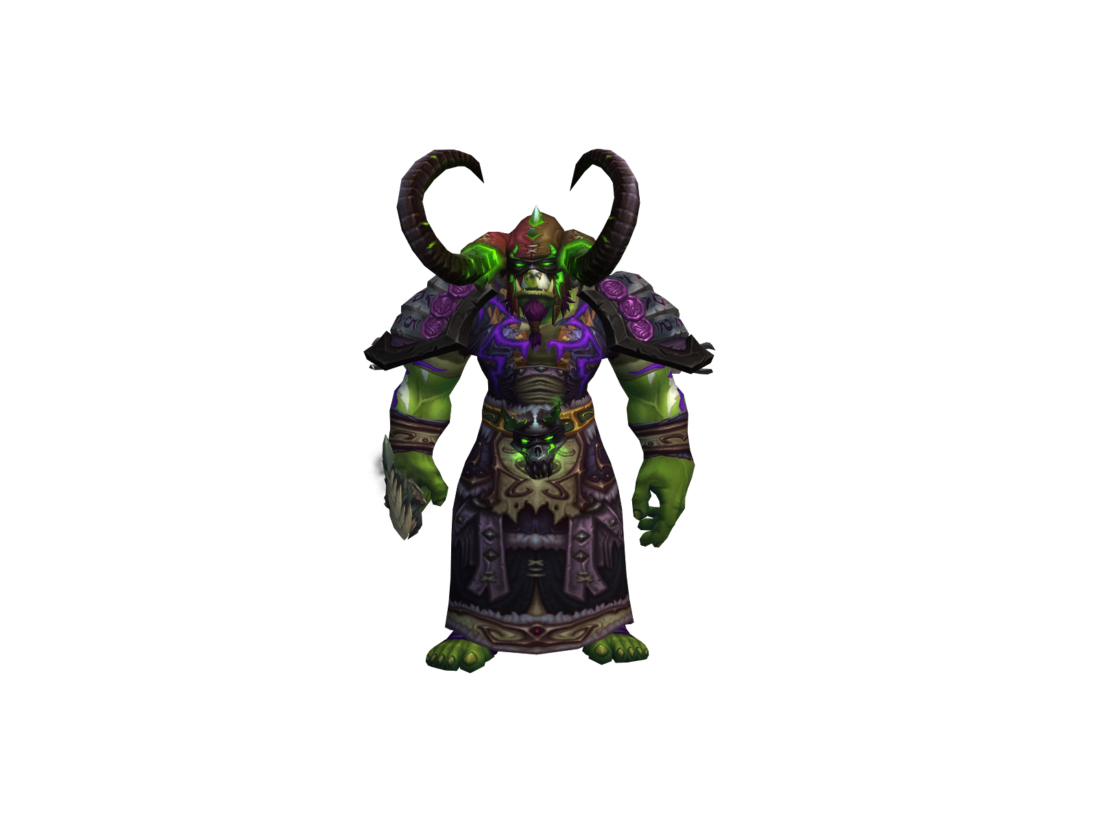 Nefandous 3D character render