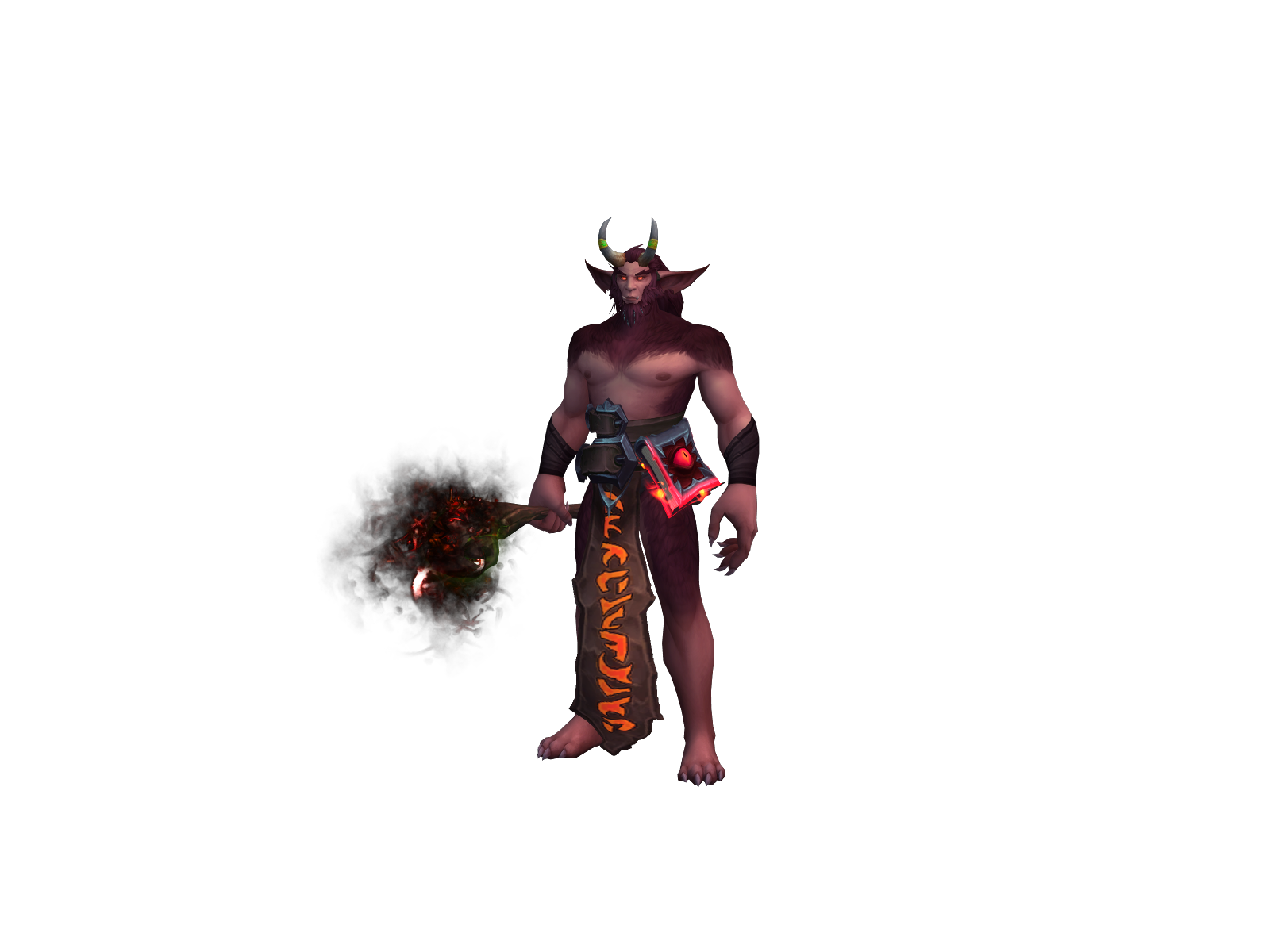 Satyrday 3D character render