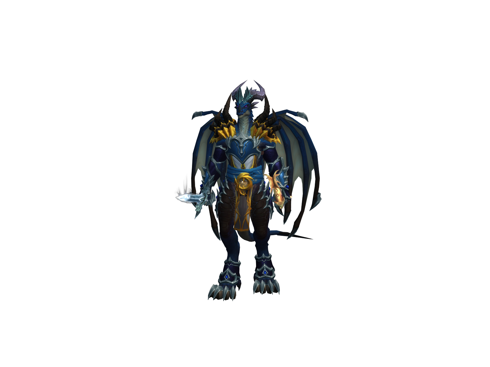 Draxellon 3D character render