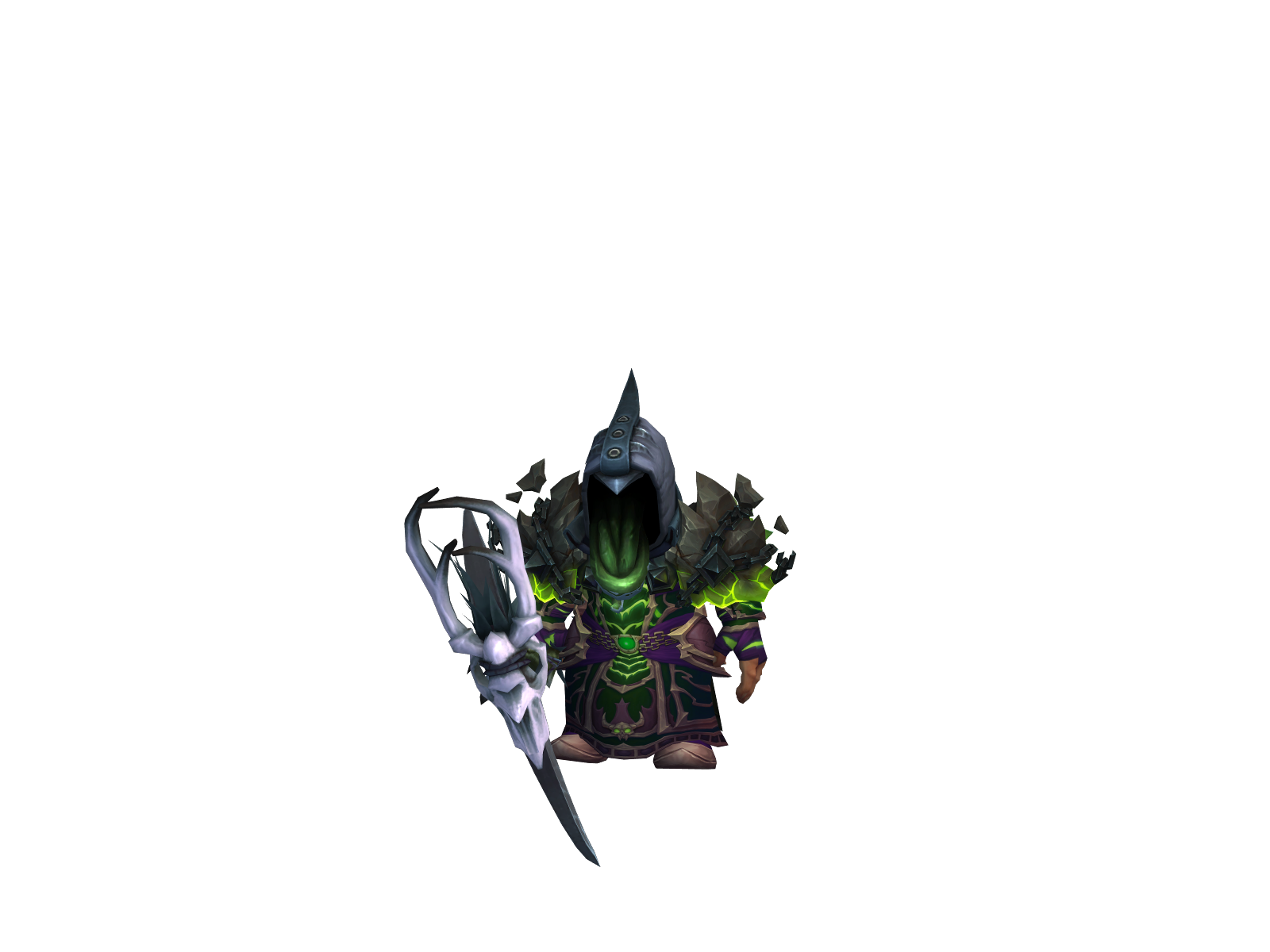 Trickles 3D character render