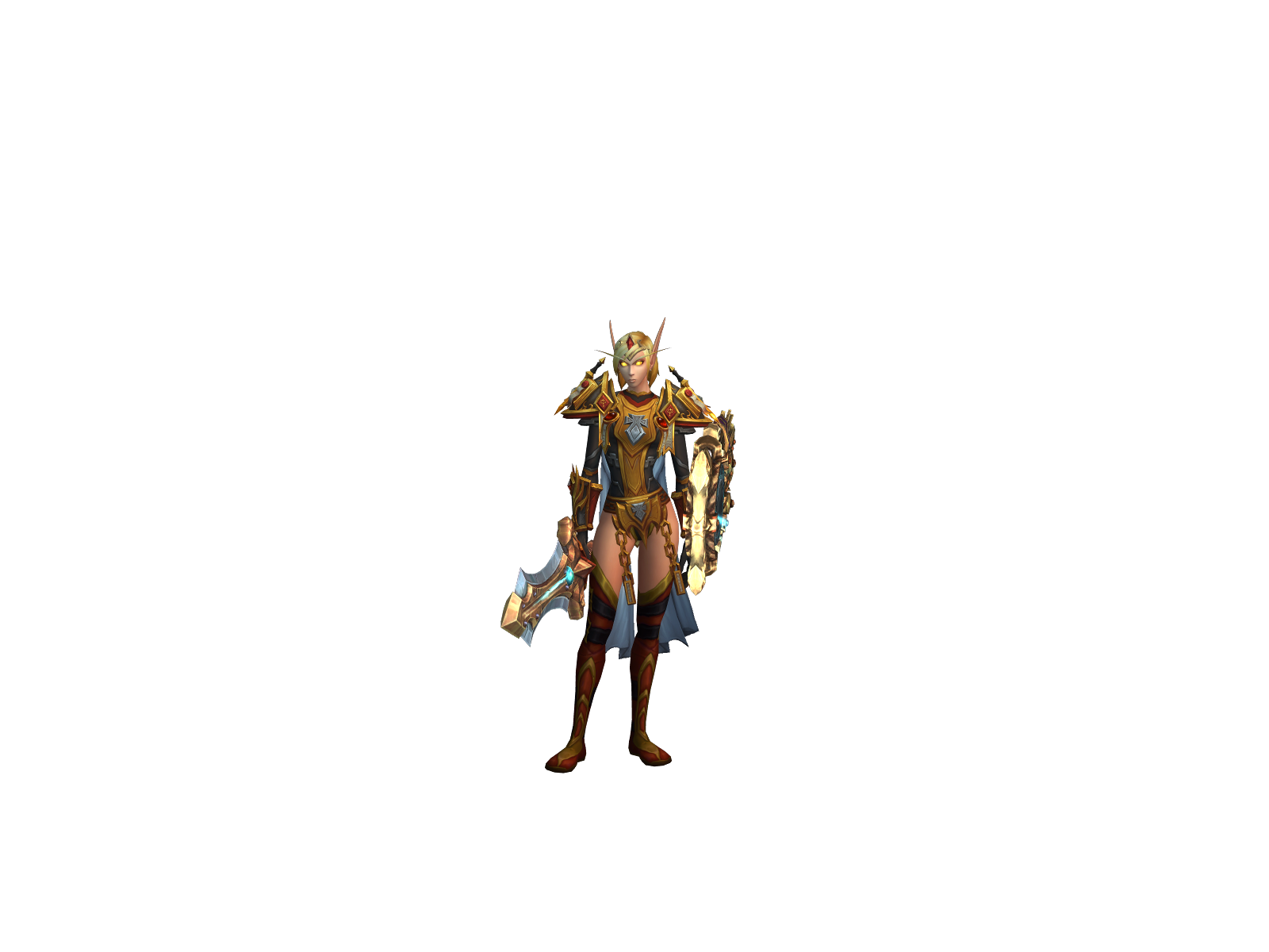 Jeannefist 3D character render