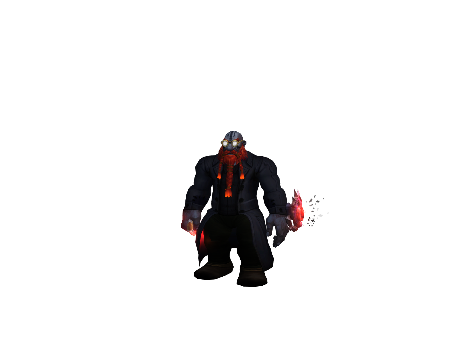 Franklinn 3D character render
