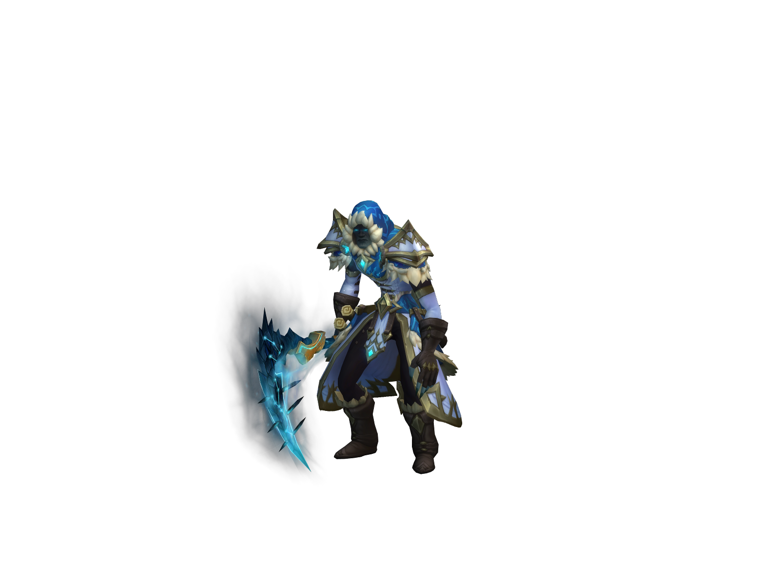Frostbité 3D character render