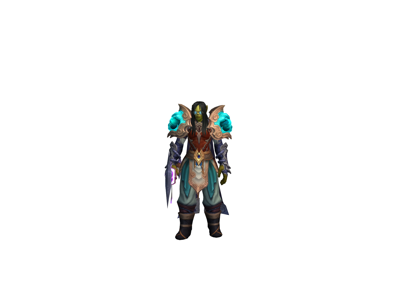 Aeolus 3D character render