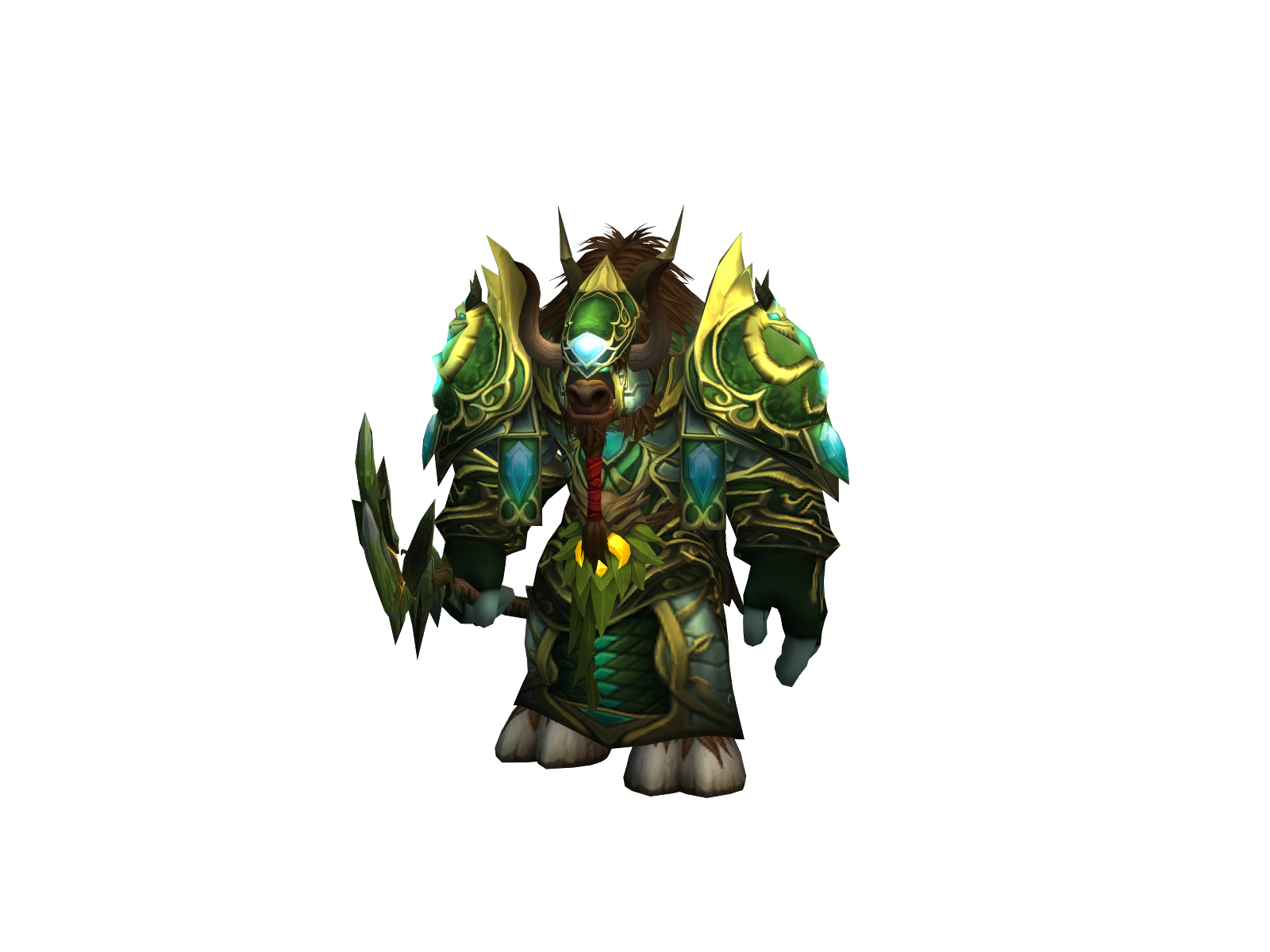 Bbloodhoof 3D character render
