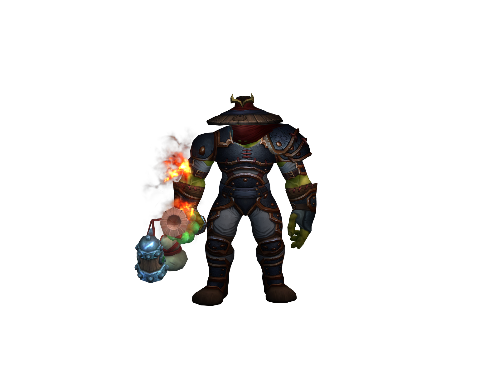 Gopu 3D character render