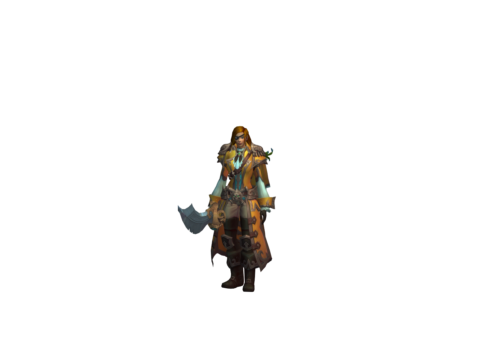 Reluctedpal 3D character render