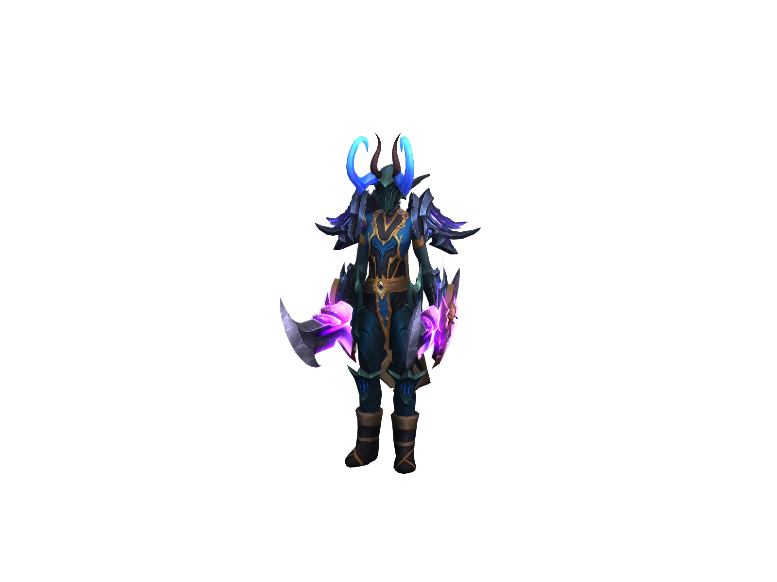 Blurred 3D character render