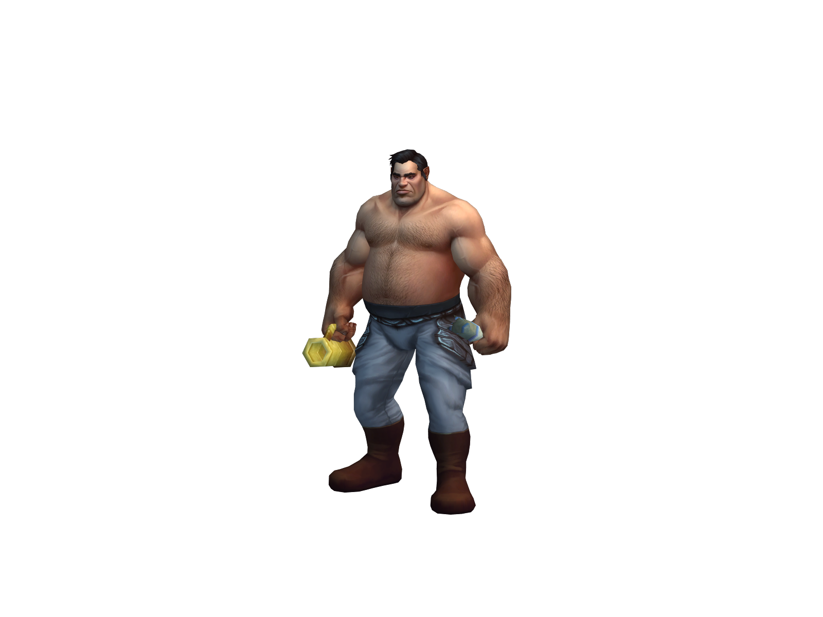 Randybobany 3D character render