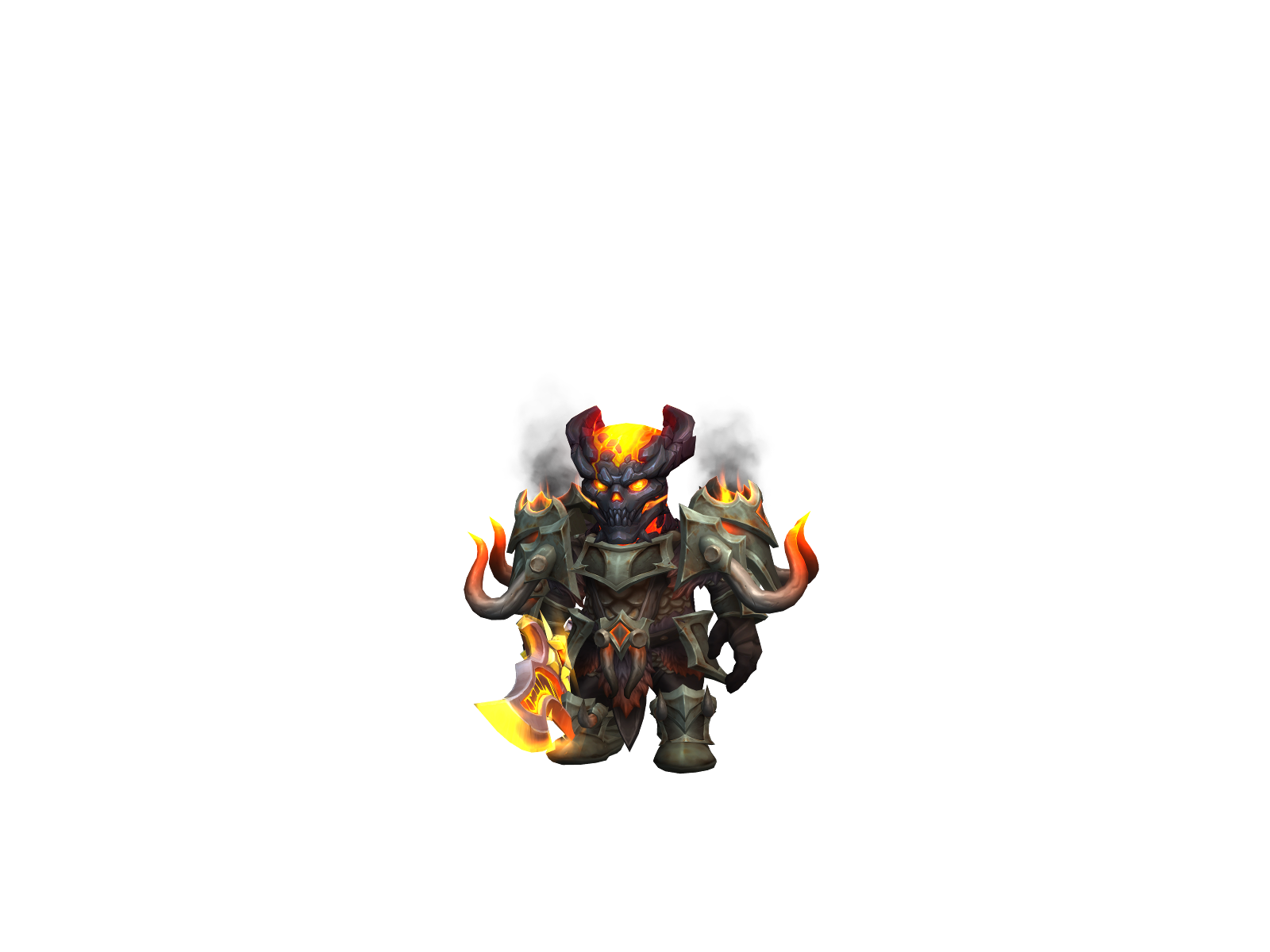 Smirk 3D character render