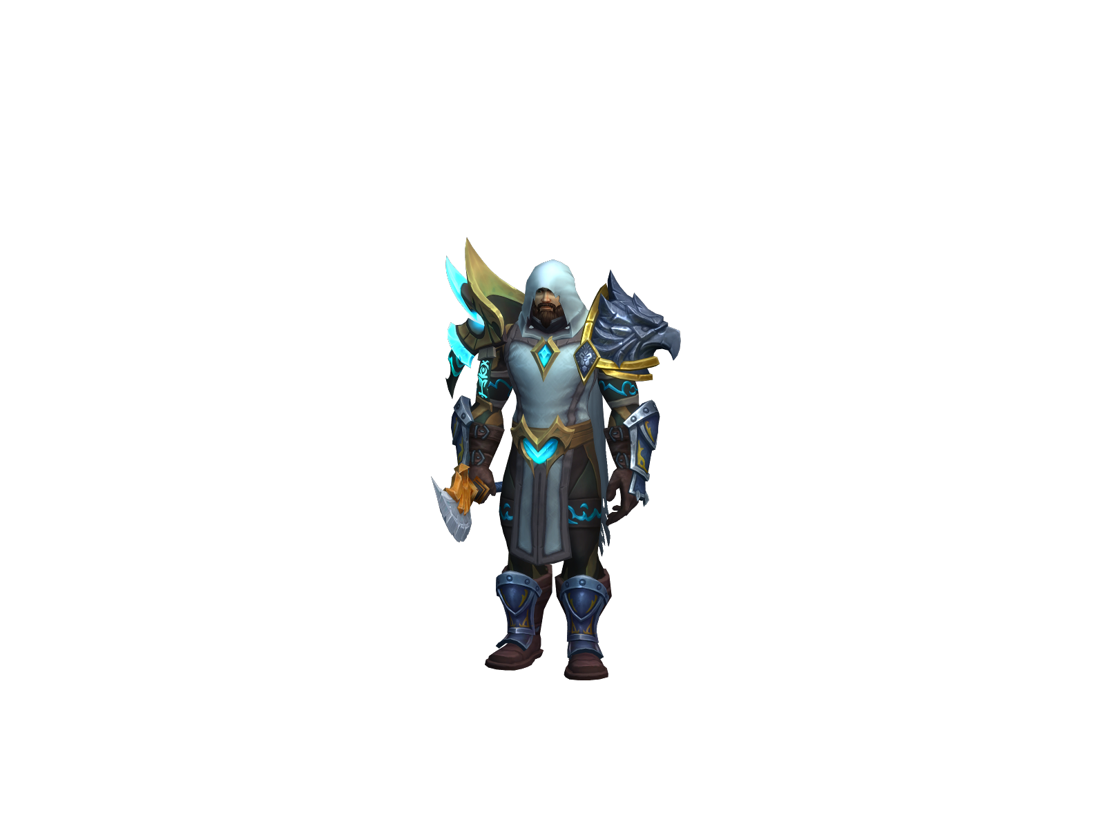 Talbald 3D character render