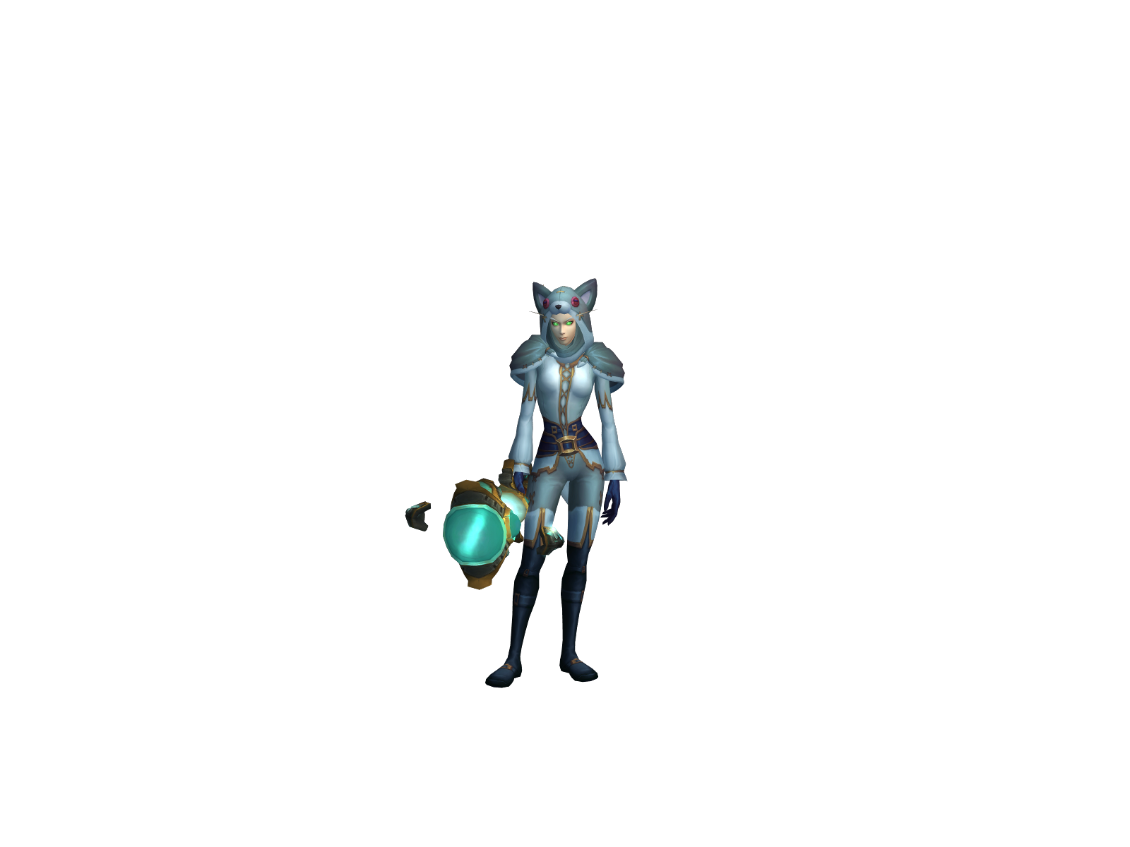 Watapon 3D character render