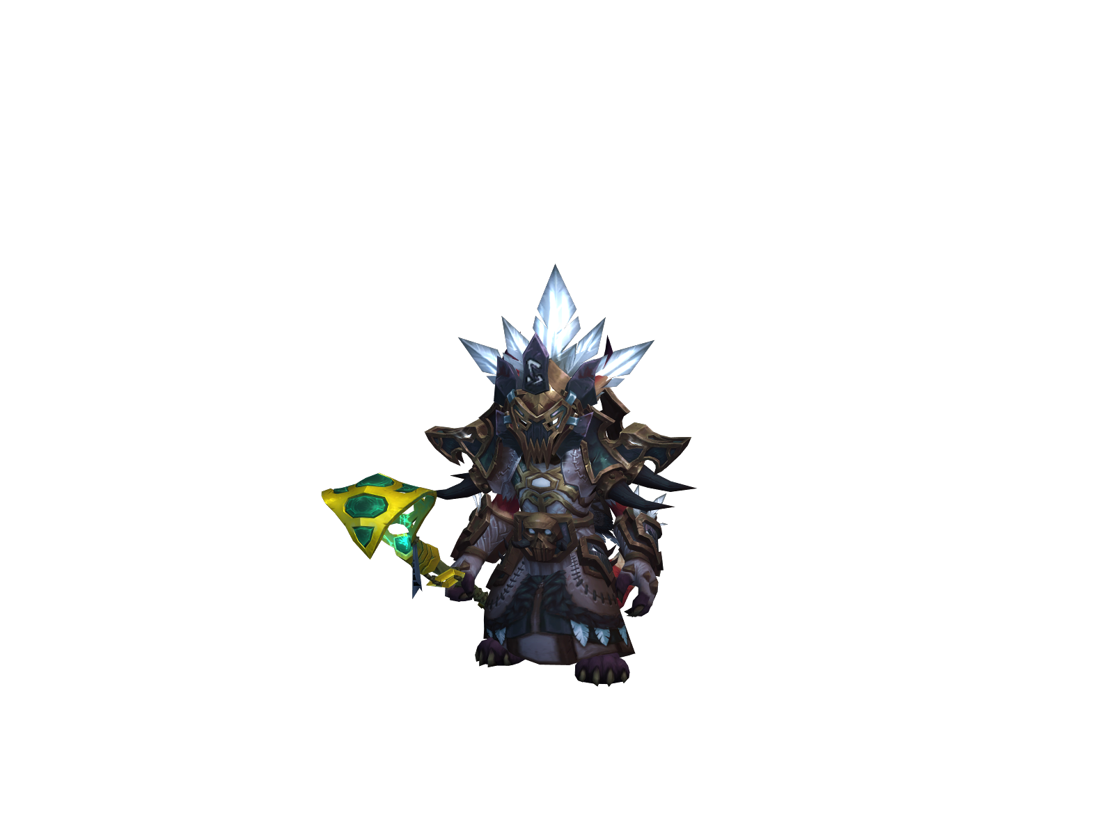 Furmane 3D character render