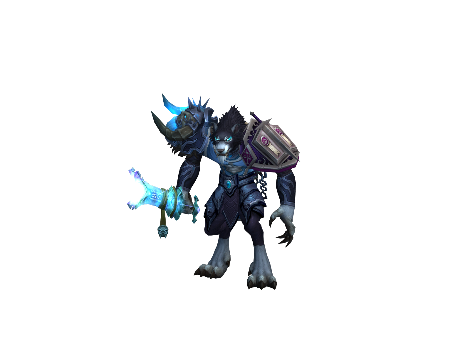 Araagost 3D character render