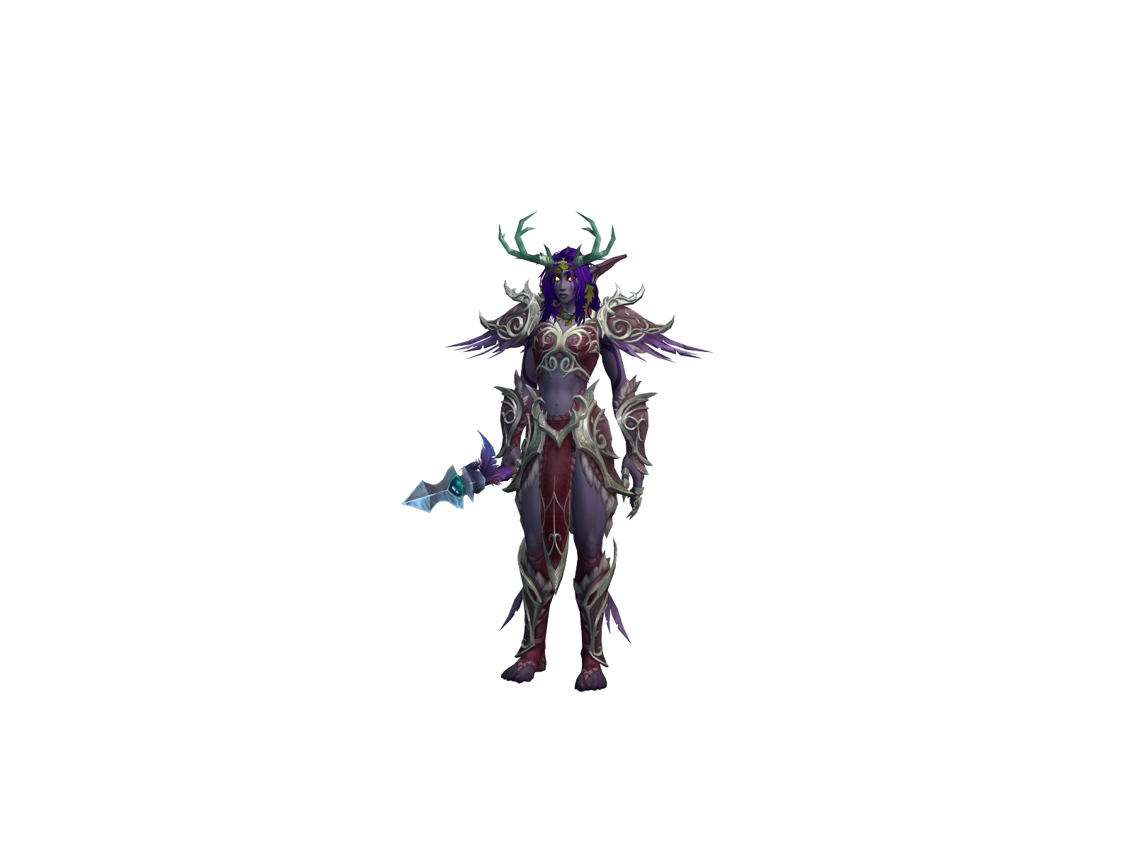 Lunaclaw 3D character render