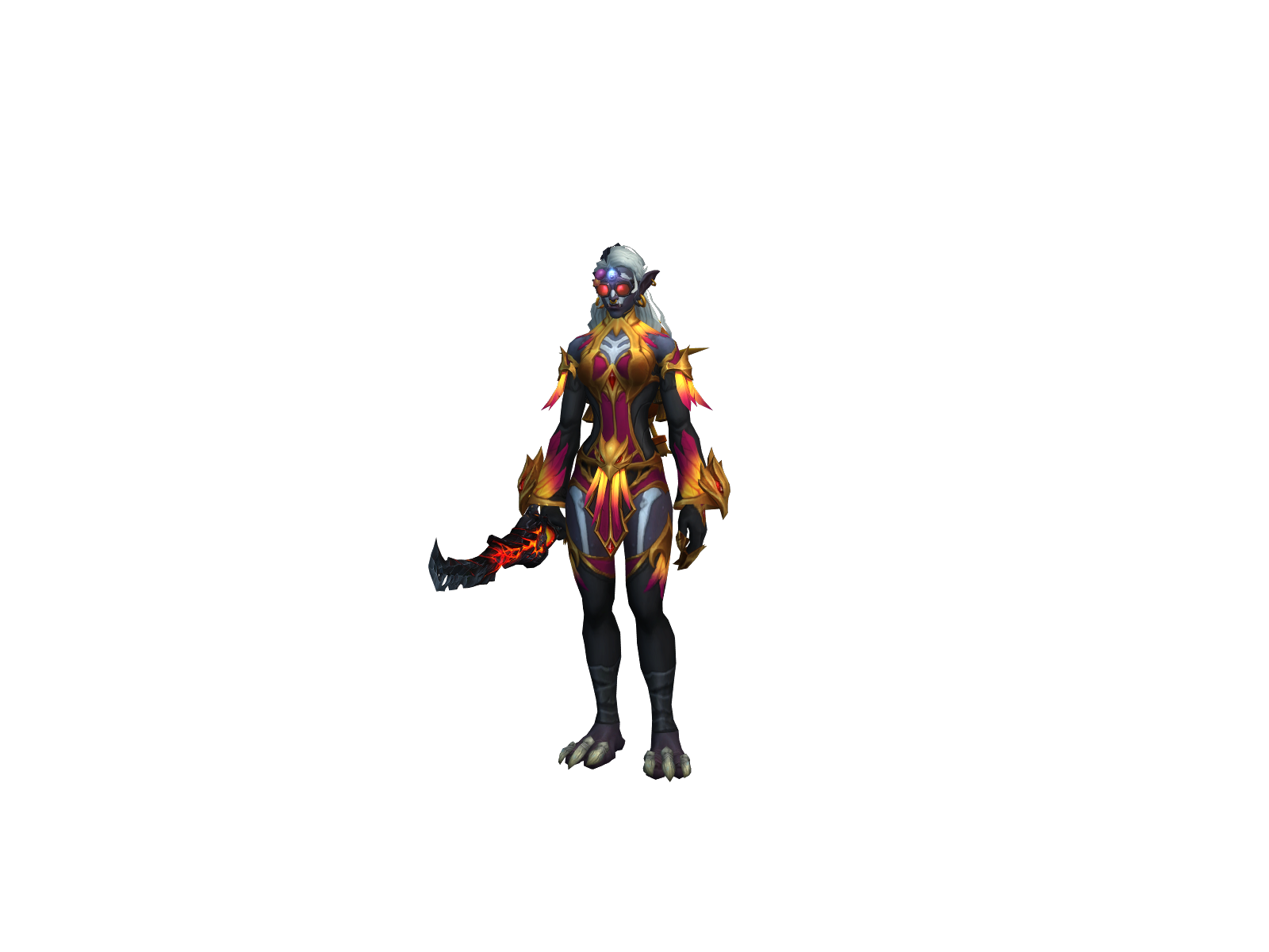 Seraphoenix 3D character render