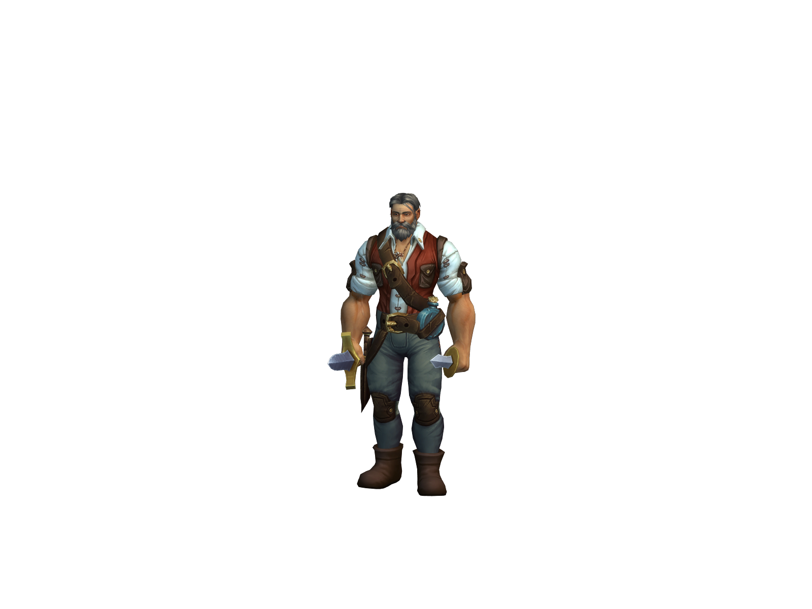 Aedern 3D character render