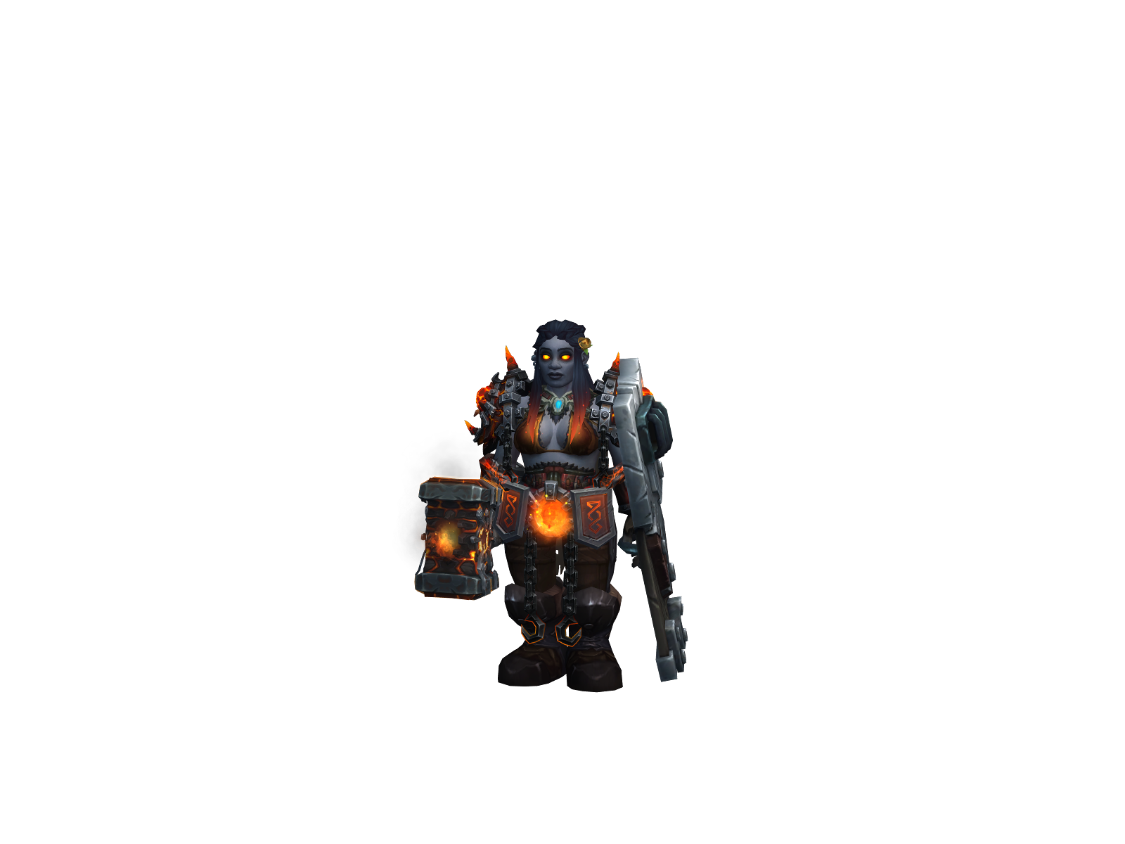 Isaebail 3D character render