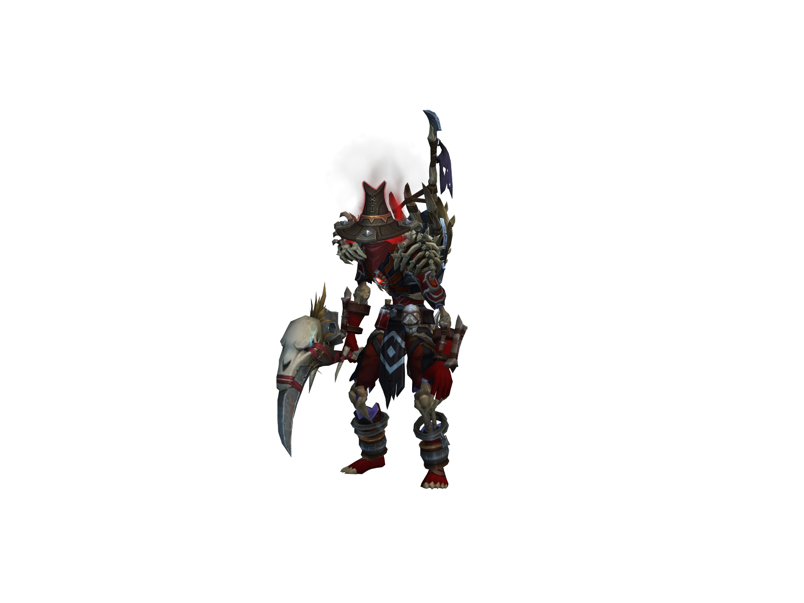 Monkafoka 3D character render