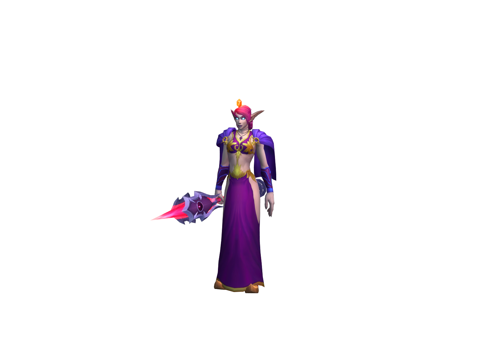 Yukinohana 3D character render