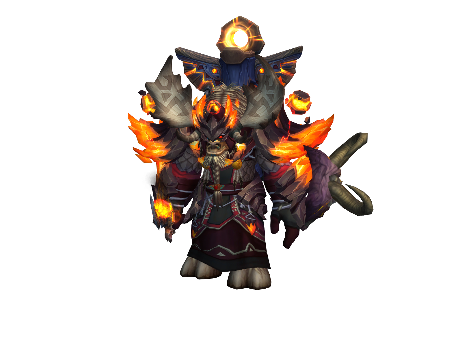 Tromabong 3D character render