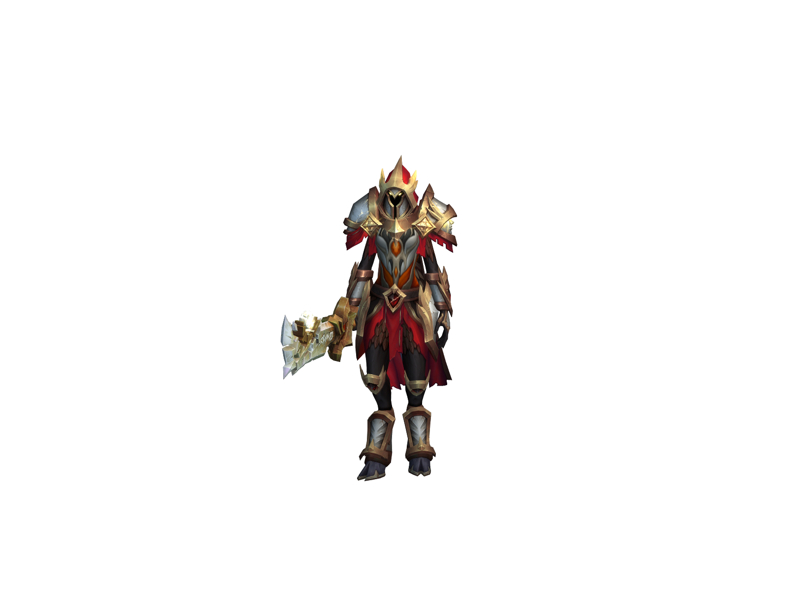 Lucedrin 3D character render