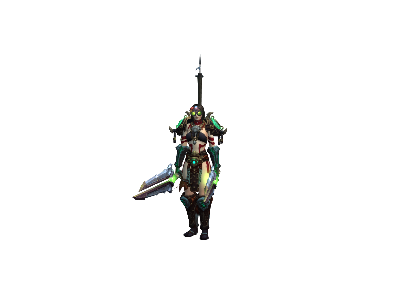 Percthirtÿ 3D character render