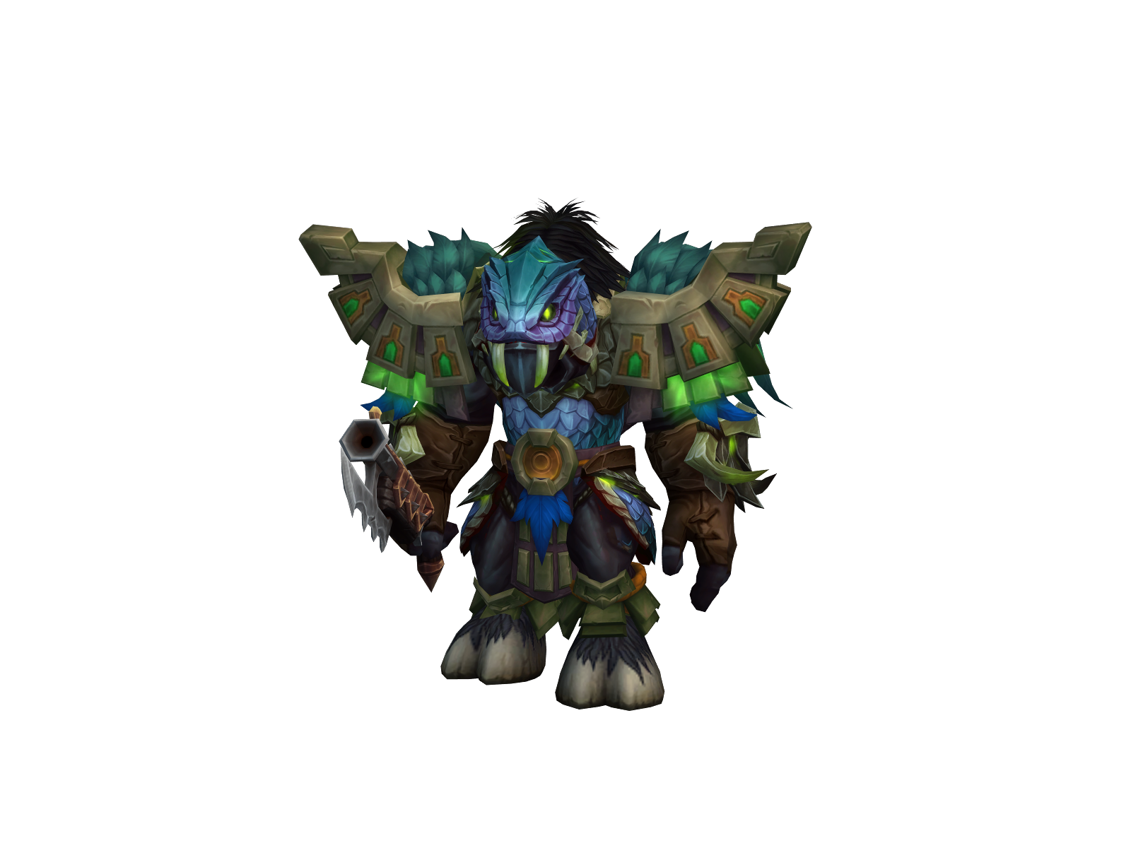 Bruisan 3D character render