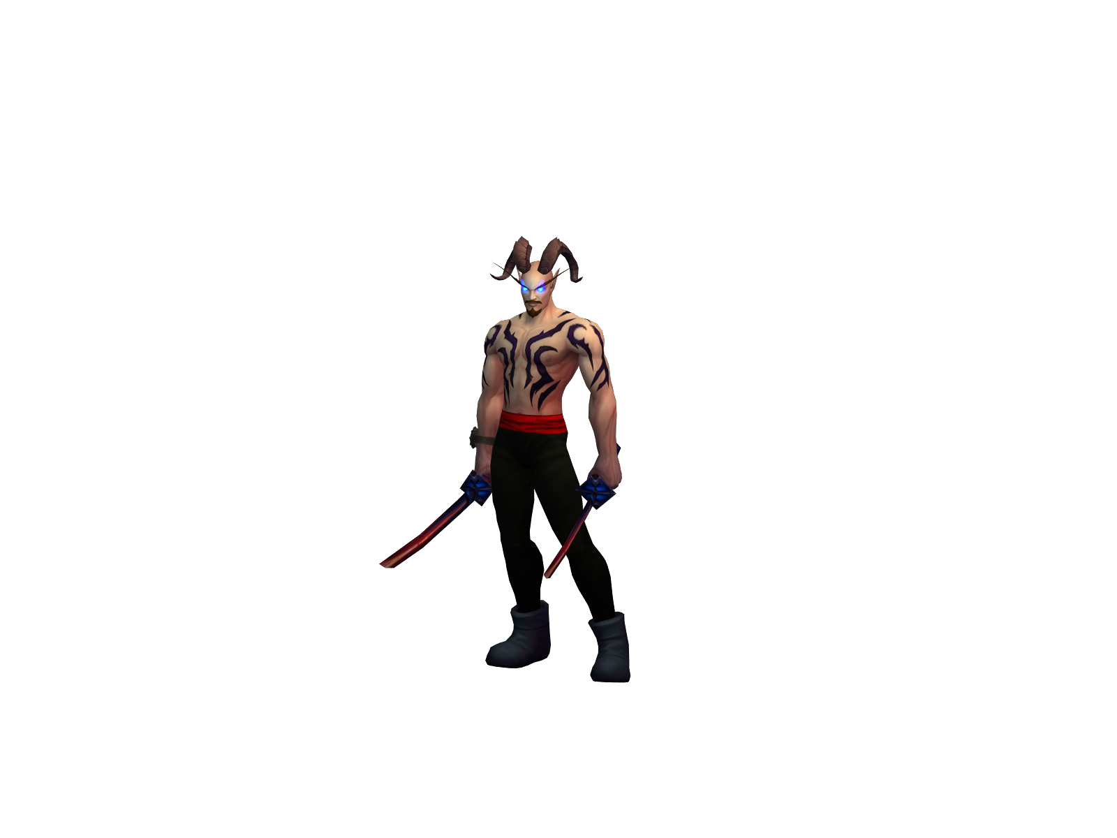 Kí 3D character render