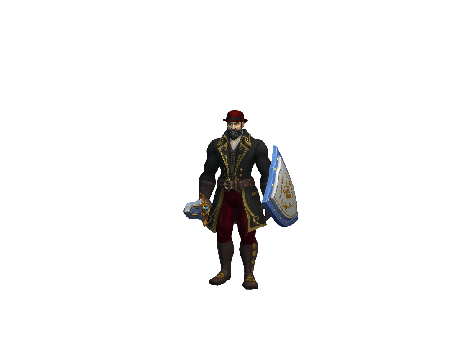 Rightholds 3D character render