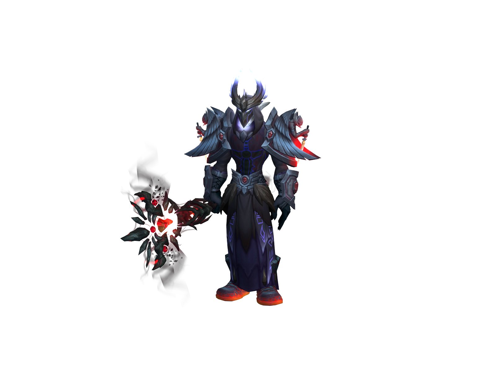 Fiending 3D character render