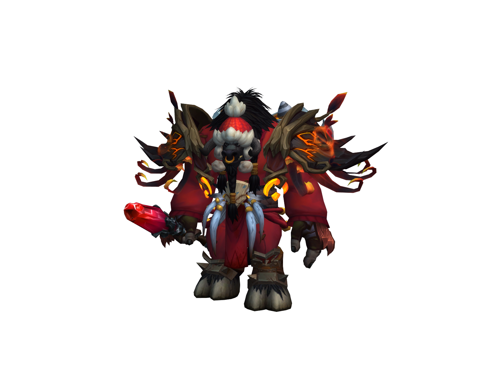 Birdmann 3D character render
