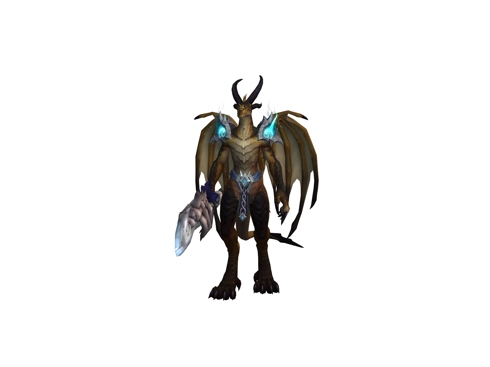 Shrikes 3D character render