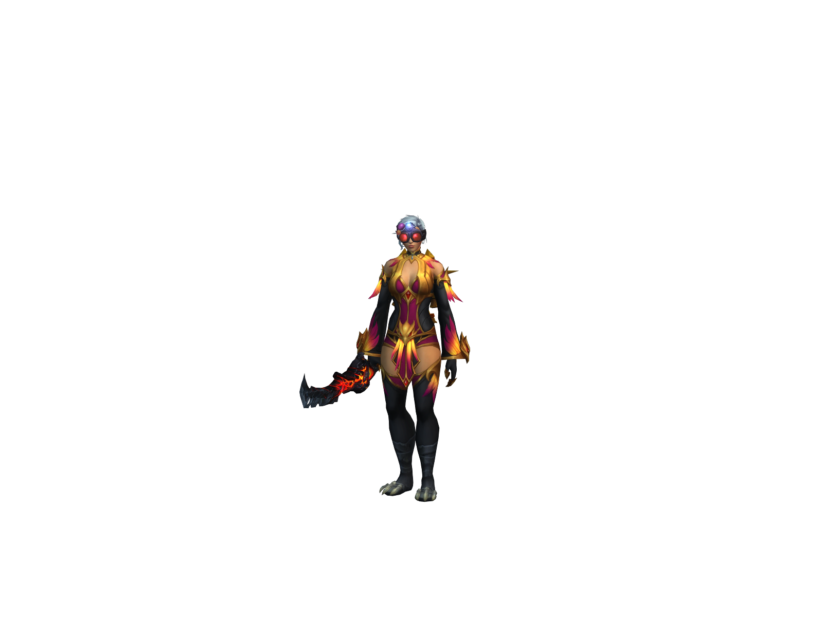 Seraphoenix 3D character render