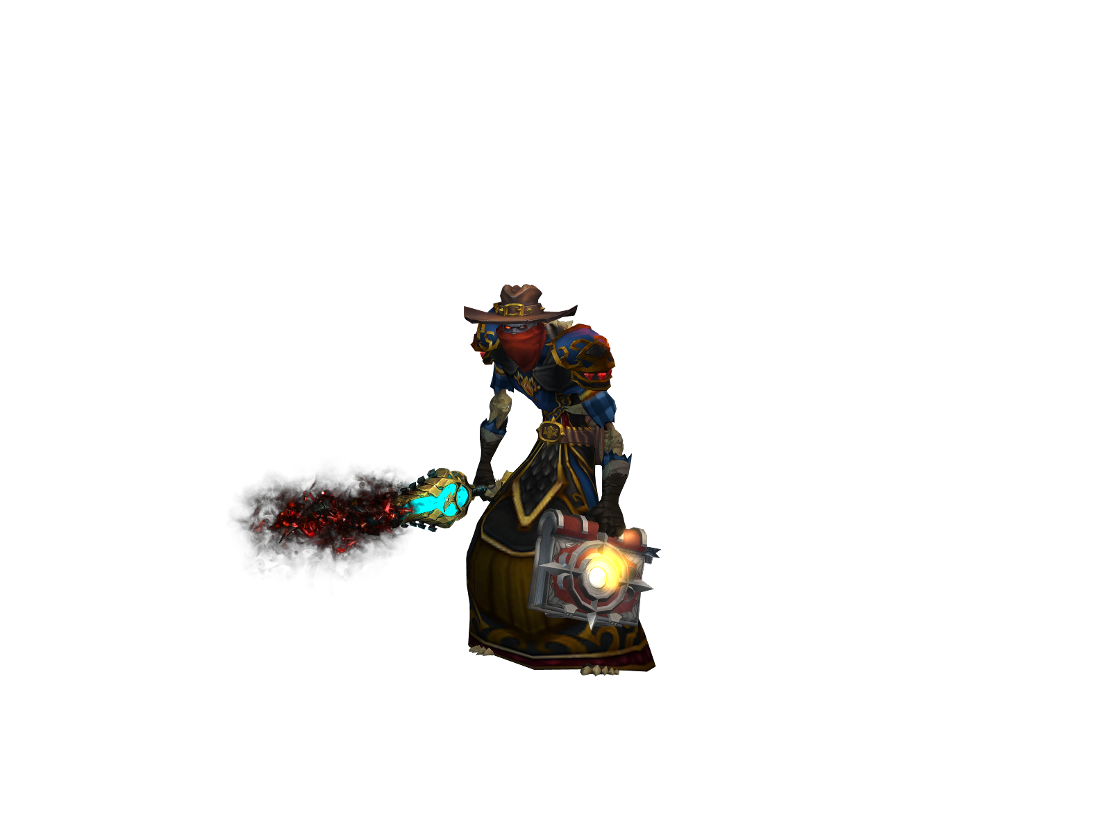 Shadystrap 3D character render