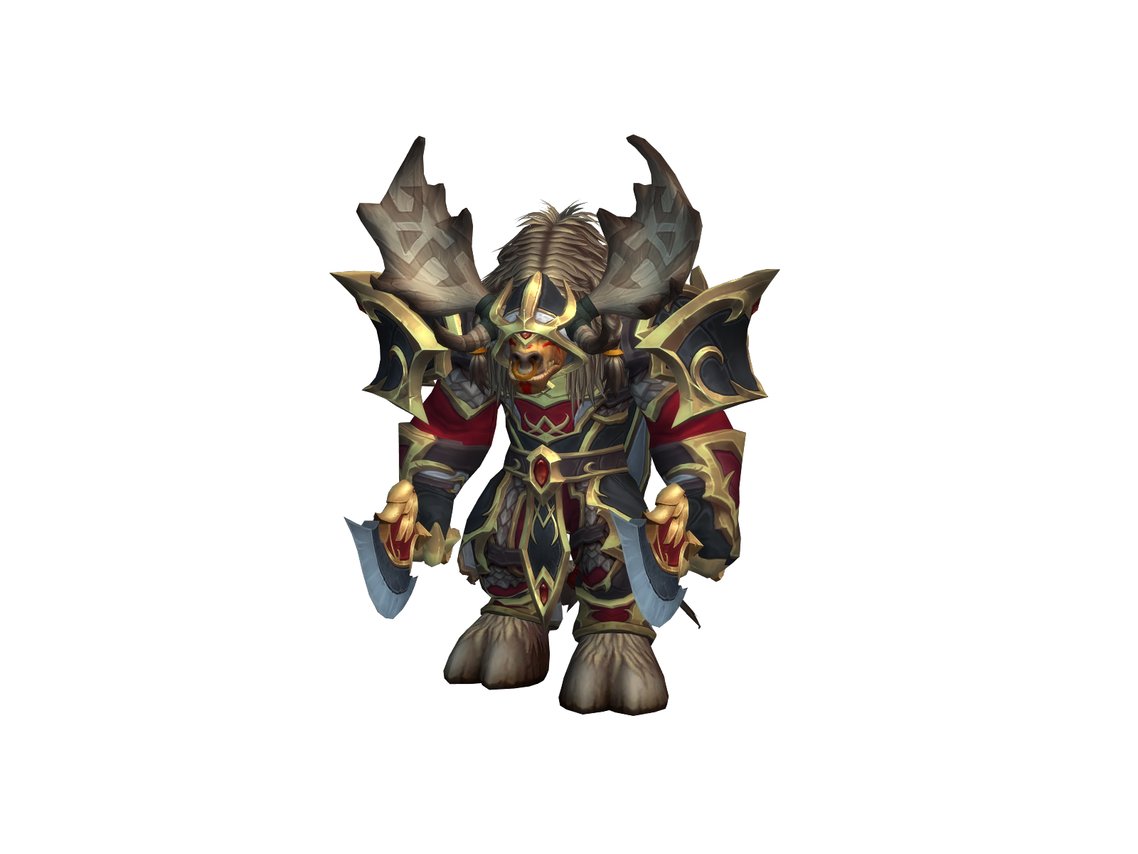 Frahald 3D character render