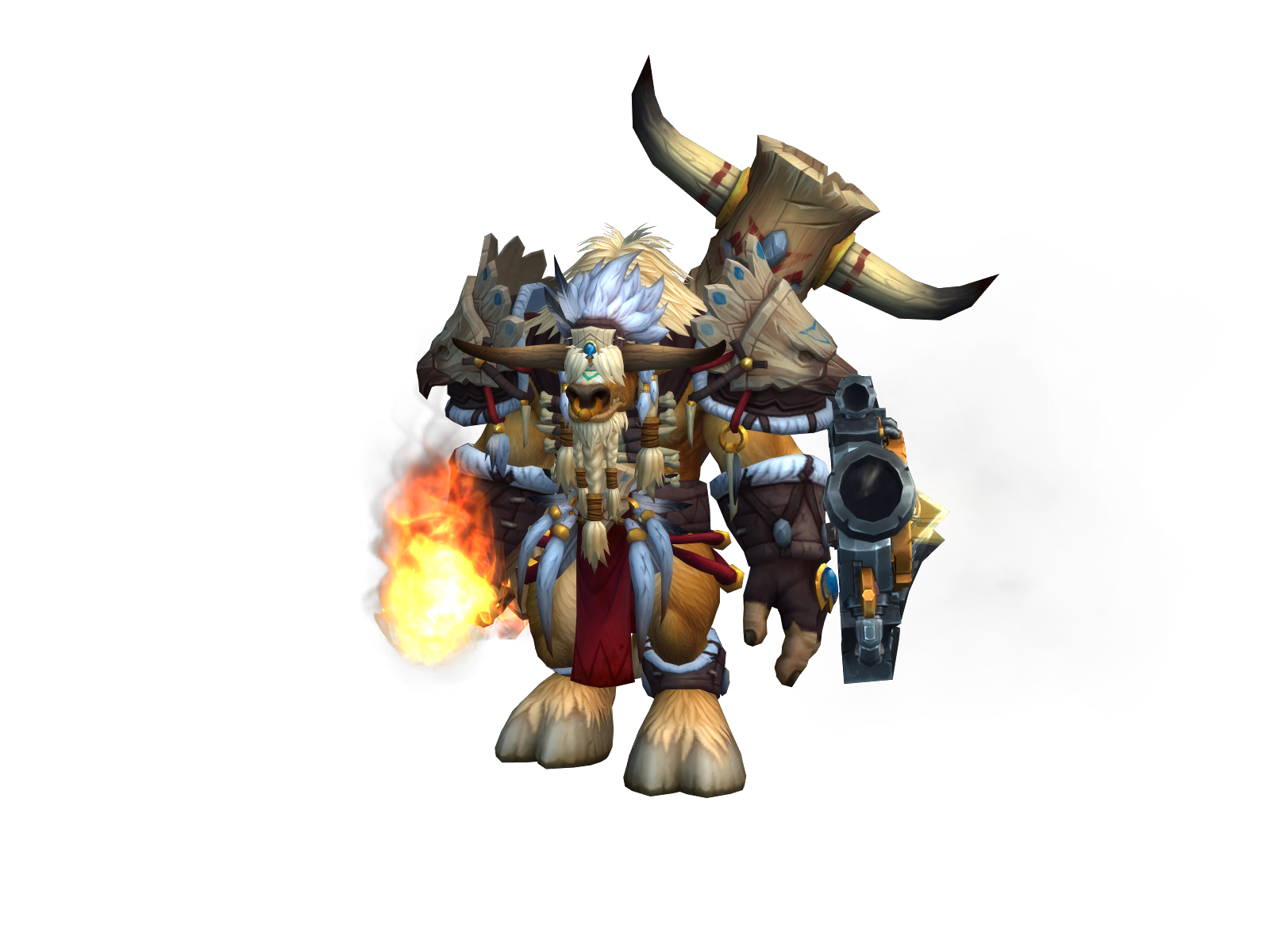 Brayshaman 3D character render