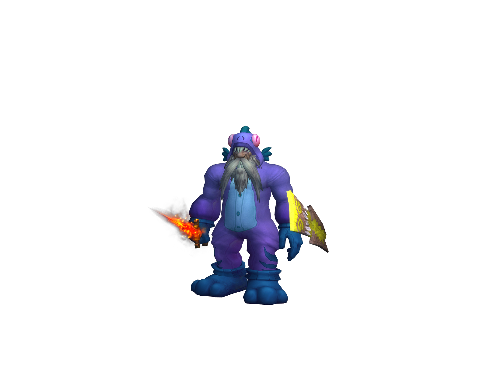 Reesius 3D character render