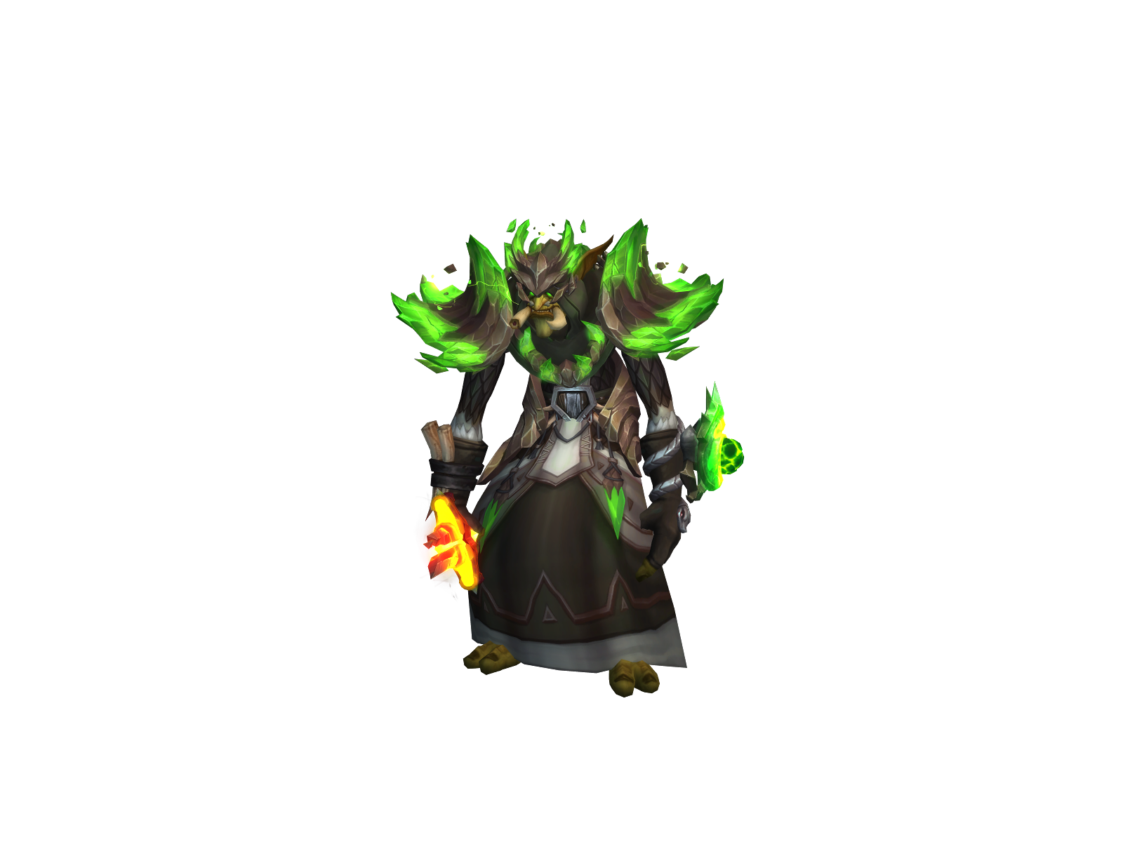 Mojorakka 3D character render